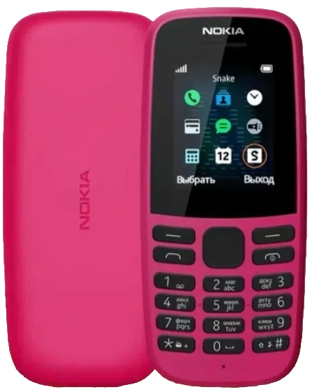 Мобильный телефон Nokia 105 (2019) TA-1174, 8 Мб, Пурпурный, Dual mini-SIM детальное изображение - 2