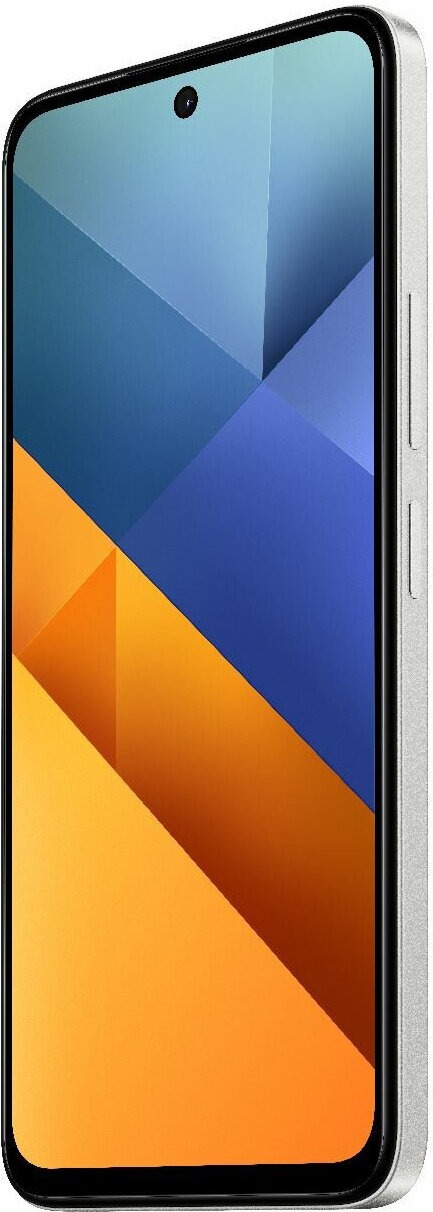 Смартфон Xiaomi POCO M6 256 ГБ, Серебристый, Dual nano-SIM детальное изображение - 4
