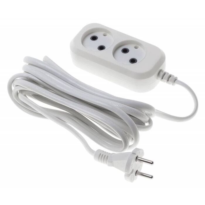 Сетевой удлинитель Buro BU-PSL2.5/W, 5 м, Белый №1