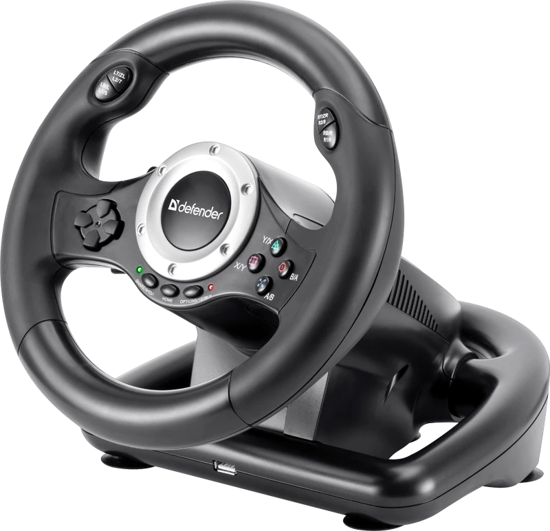 Руль Defender Turbo Pro, Черный детальное изображение - 2
