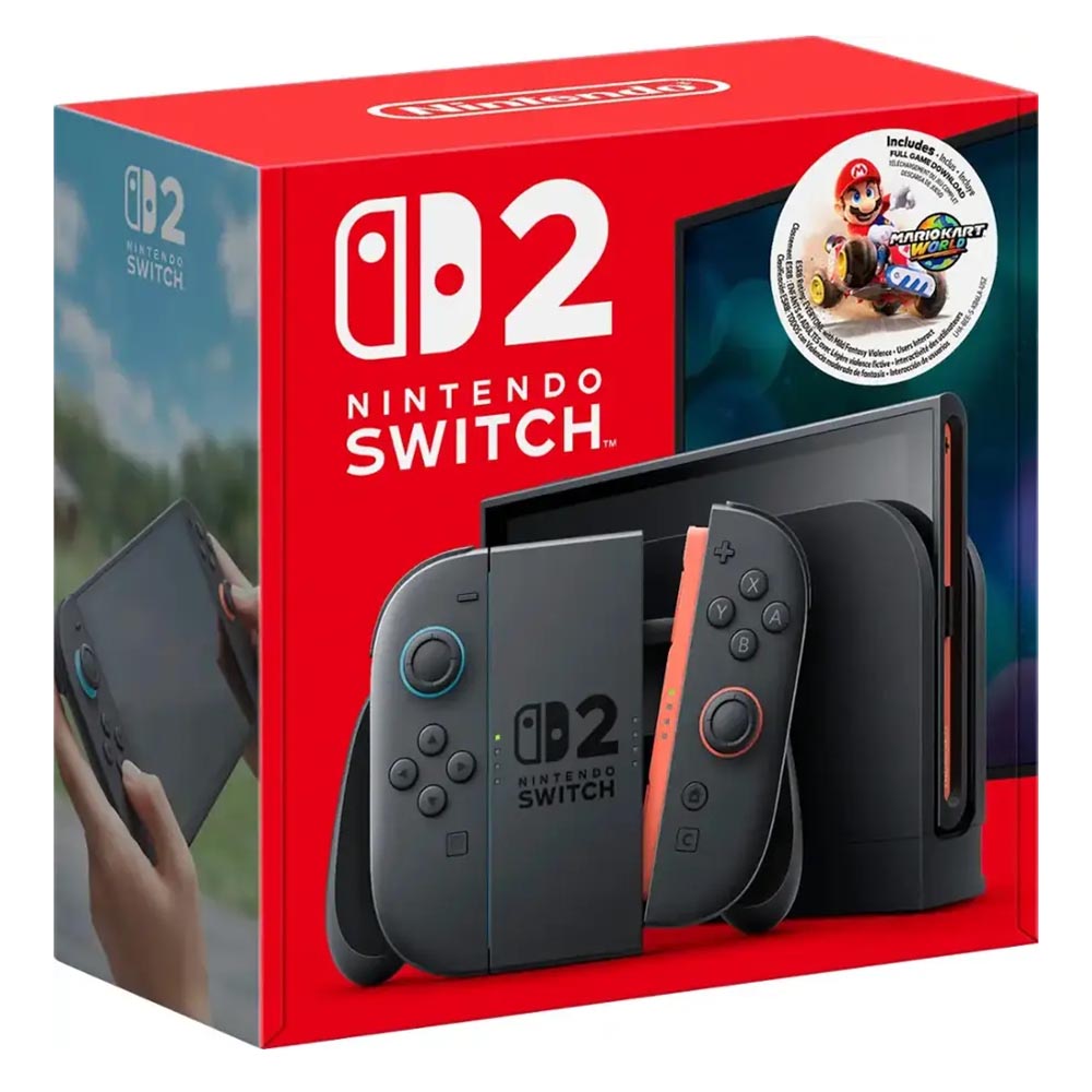 Игровая приставка Nintendo Switch 2 + Mario Kart World Bundle, Черный детальное изображение - 8