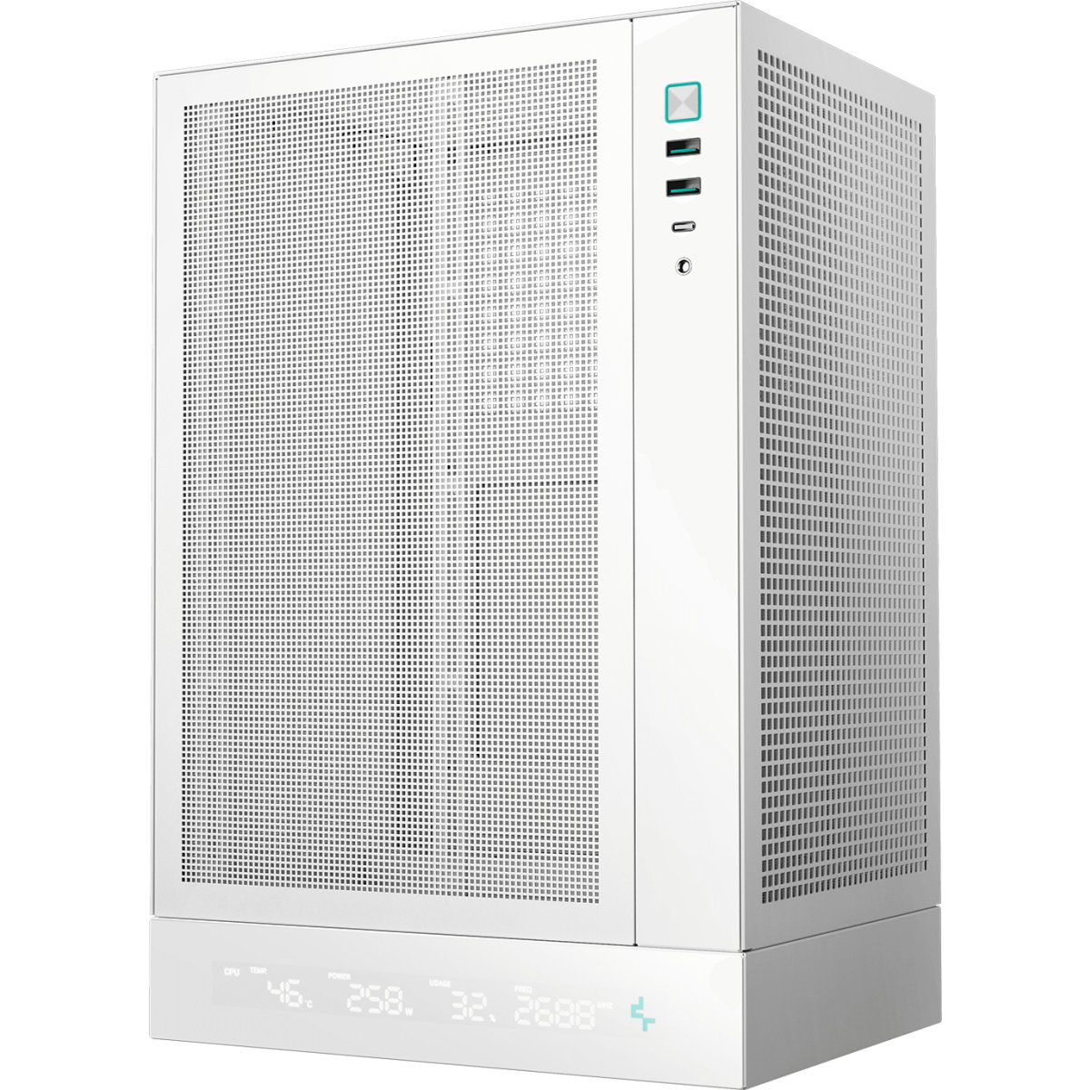 Корпус DeepCool CH170 DIGITAL, Белый детальное изображение - 3