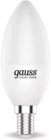 Умная лампочка Gauss Smart Home E14 1110112, 5 Вт, 470 Лм, Белый детальное изображение - 1