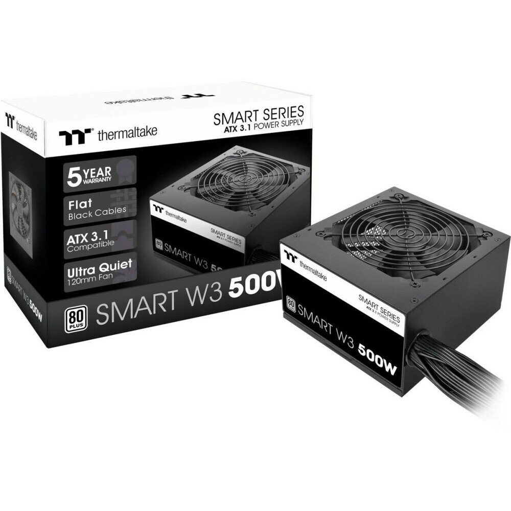 Блок питания Thermaltake Smart W3 (PS-SPW-0500NNFAWE-1), 500 Вт детальное изображение - 4