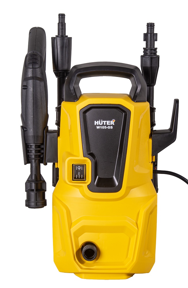 Мойка высокого давления HUTER W105-GS, 1.4 кВт, 105 бар, Желтый детальное изображение - 1