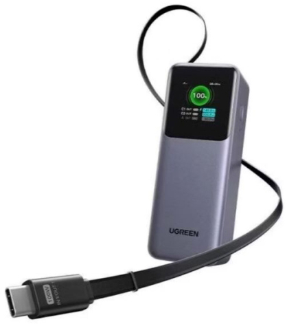 Внешний аккумулятор Ugreen PB726 (55987B), 20000 мАч, Серый детальное изображение - 2