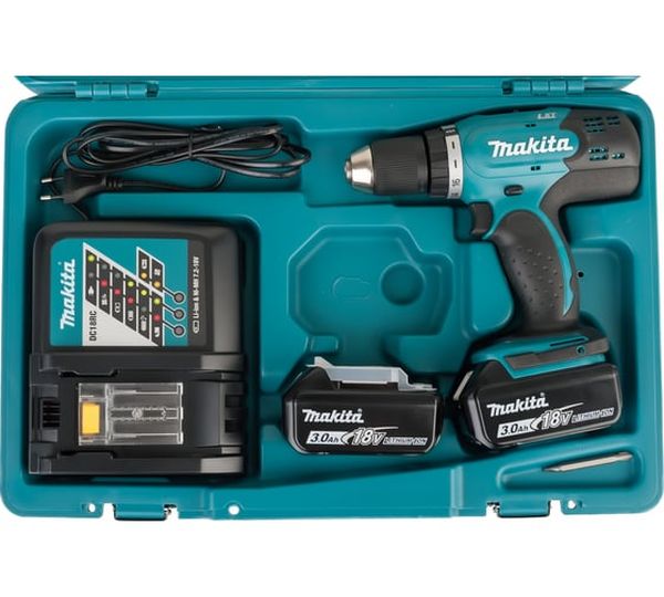 Аккумуляторная дрель-шуруповерт Makita LXT DDF453RFE, 18 В, 42 Нм, 3 А·ч  детальное изображение - 3