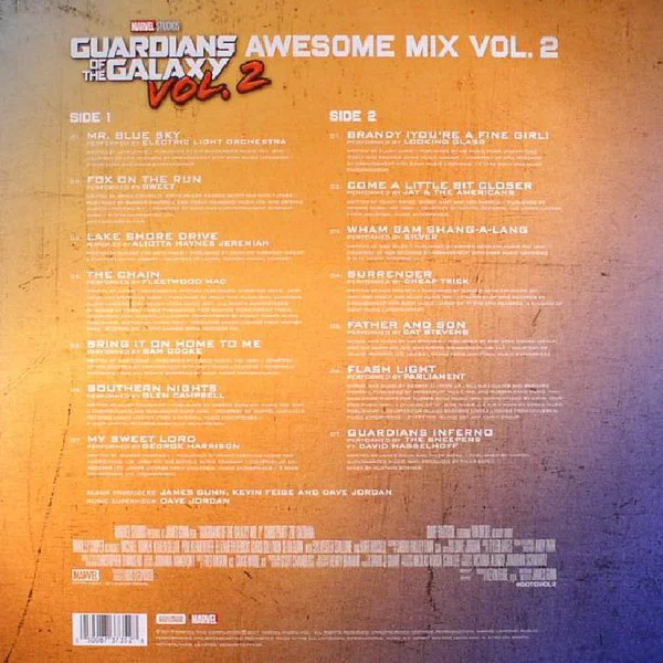 Виниловая пластинка Various – Guardians Of The Galaxy Vol. 2: Awesome Mix Vol. 2 LP детальное изображение - 2