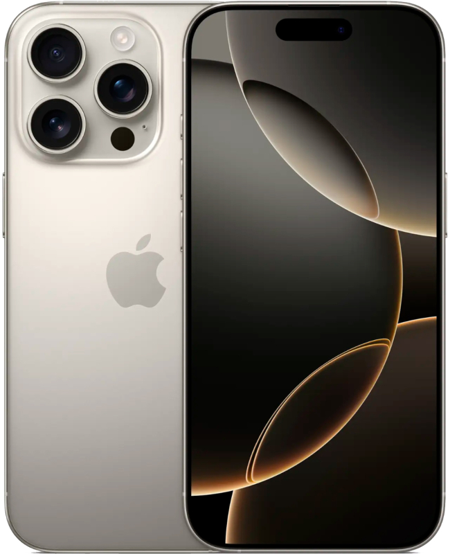 Смартфон Apple iPhone 16 Pro 256 Гб, Натуральный титан, Dual eSIM детальное изображение - 1