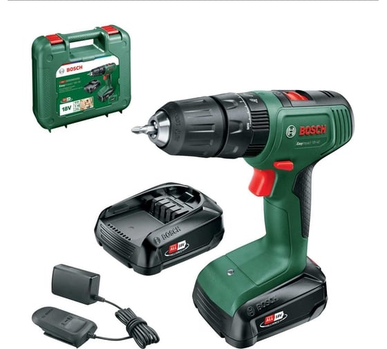 Аккумуляторная дрель-шуруповерт Bosch Easydrill 18V-40, 18 В, 40 Нм, 2 А·ч, 06039D8005 детальное изображение - 3