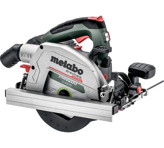 Аккумуляторная дисковая пила Metabo KS 18 LTX 66 BL 611866660, 165 мм, 4800 об/мин детальное изображение - 1