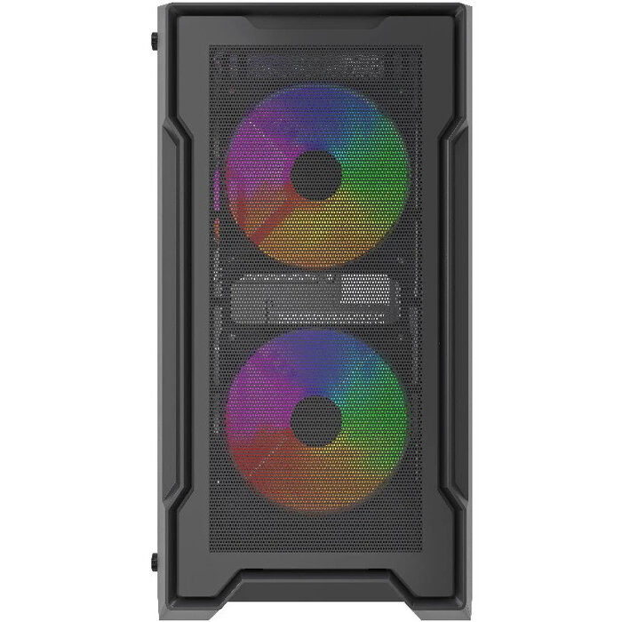 Корпус Powercase Mistral Micro X3B ARGB, Черный №2
