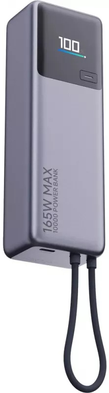 Внешний аккумулятор Xiaomi 165W Power Bank (встроенный кабель) (BHR9361GL), 10000 мАч, Серый детальное изображение - 2