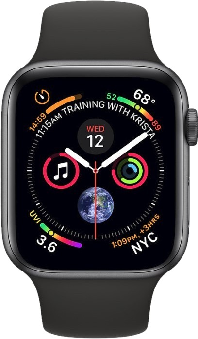 Умные часы Apple Watch Series 4 Aluminum, 40 мм, GPS + Cellular, Серый космос детальное изображение - 2