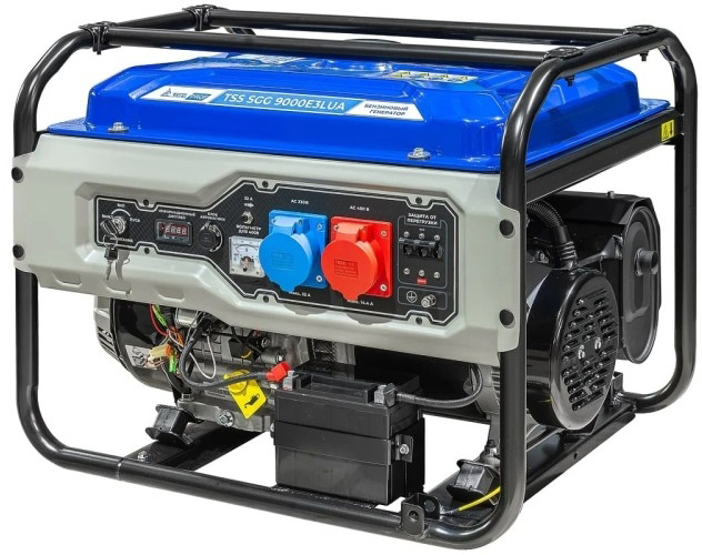Генератор бензиновый ТСС SGG 9000E3LUA 190096, 8 кВт, Синий детальное изображение - 1
