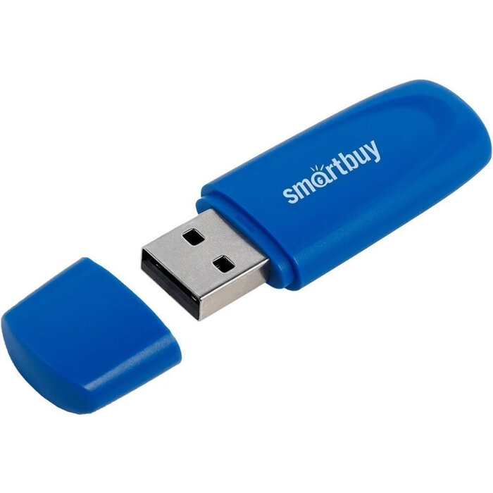 USB Flash накопитель SmartBuy Scout (SB004 ГБ2SCB) 4 ГБ, синий №1