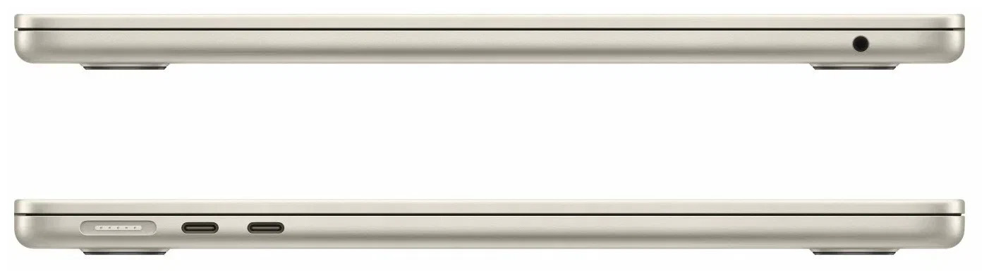 Ноутбук Apple MacBook Air 13 2022, RAM 8 ГБ, Сияющая звезда, SSD 512 ГБ, Apple graphics 10-core детальное изображение - 4