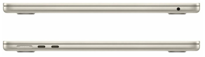 Ноутбук Apple MacBook Air 13 2022, RAM 8 ГБ, Сияющая звезда, SSD 512 ГБ, Apple graphics 10-core №4