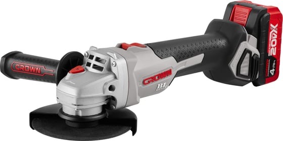 Аккумуляторная углошлифовальная машина CROWN CT23001-125HX-4 BMC, 125 мм, 8000 об/мин детальное изображение - 11