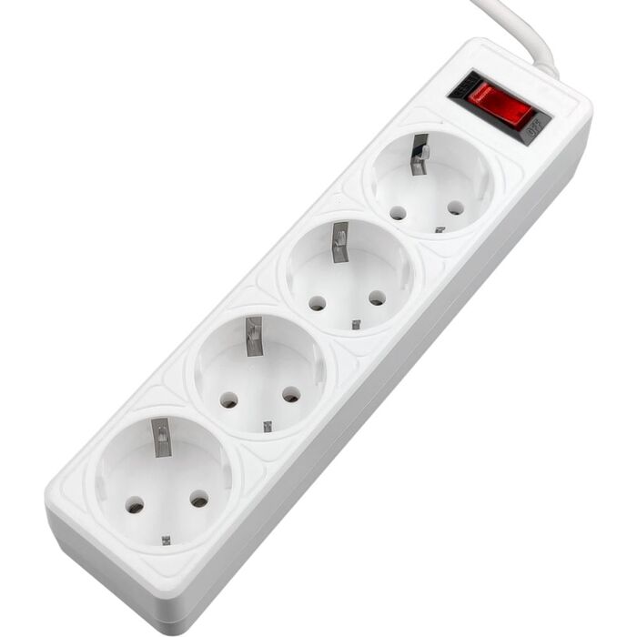 Сетевой фильтр 5bites SP4W-518, 1.8 м, Белый №1