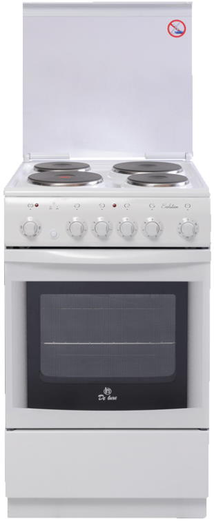 Плита De Luxe 5004.10E, Белый детальное изображение - 1