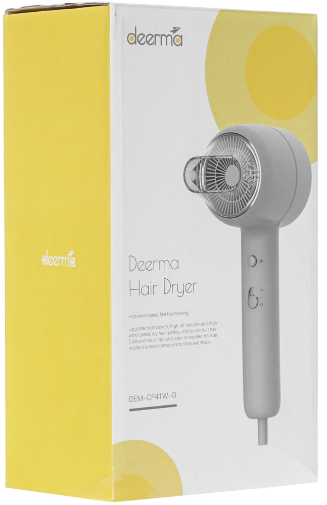 Фен Deerma Hair Dry DEM-CF41W-G, Серый №6