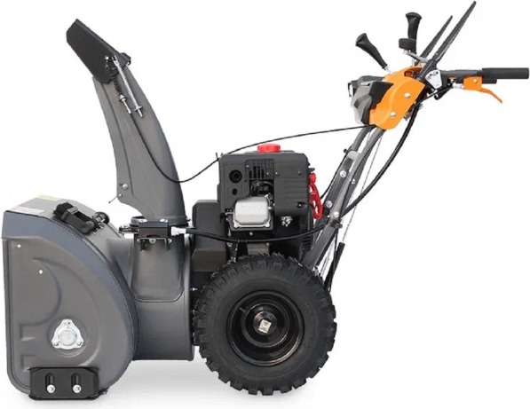 Снегоуборщик бензиновый VILLARTEC WB9071E, 9 л.с., 6500 Вт, Серый/Оранжевый детальное изображение - 4