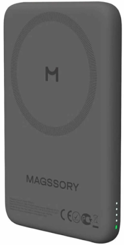Внешний аккумулятор Magssory Core 10K (PBN013m), 10000 мАч, Темно-серый детальное изображение - 3