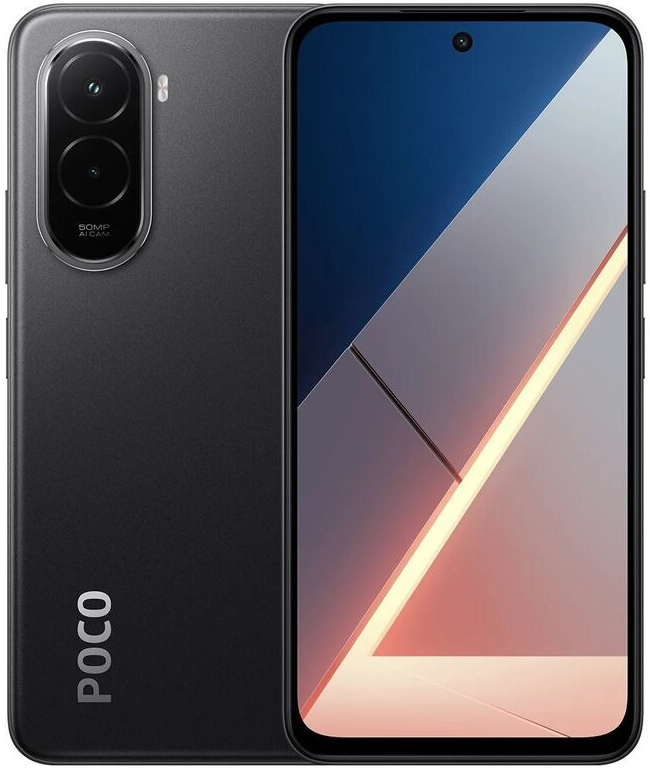 Смартфон Xiaomi POCO M7 6/128 Гб, Черный, Dual nano-SIM детальное изображение - 3