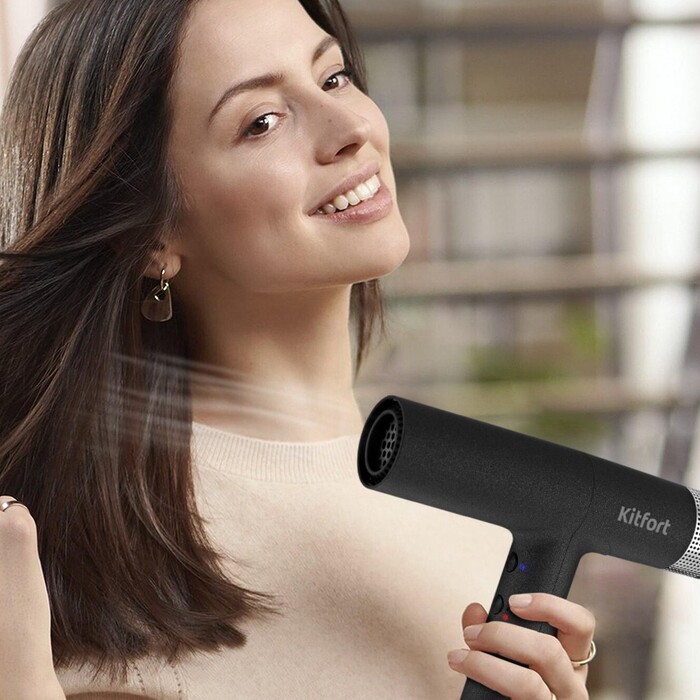 Фен KITFORT KT-3239, Черный №8