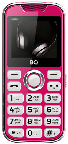 Мобильный телефон BQ 2005 Disco, 32 Мб, Розовый, Dual mini-SIM детальное изображение - 5