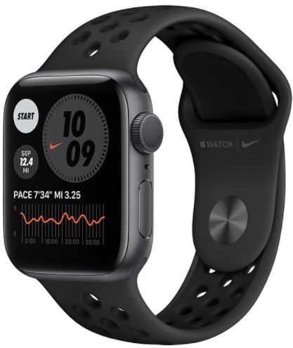 Смарт-часы Apple Watch 6 Nike, 40 мм, Серый космос, Sport Band детальное изображение - 1