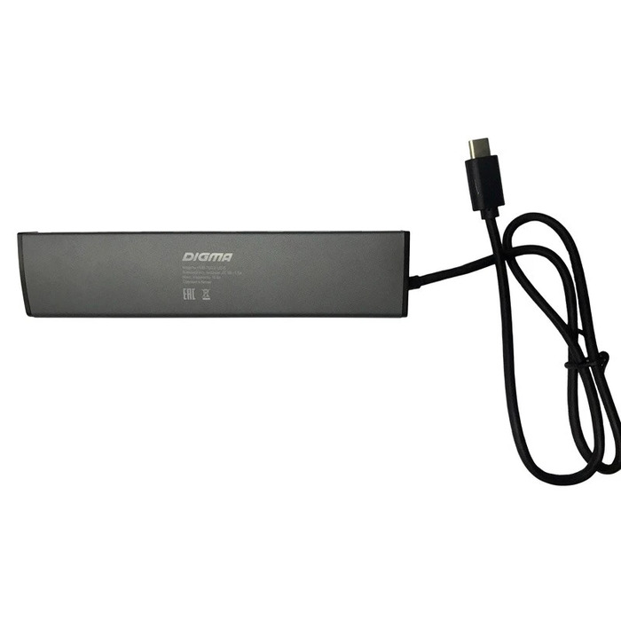 USB-концентратор Digma HUB-7U3.0-UC-G, Черный №2