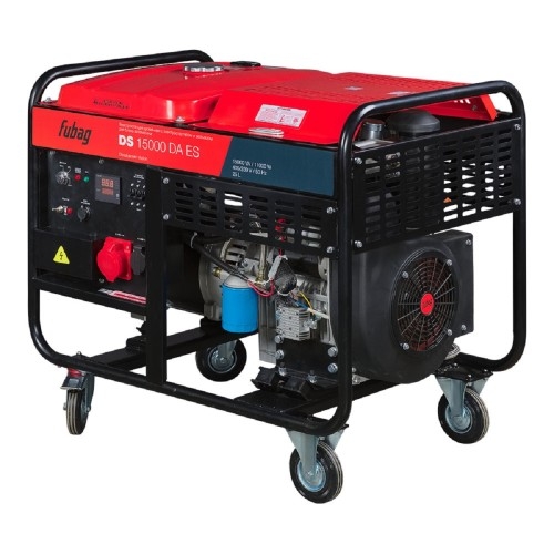 Генератор дизельный с воздушным охлаждением FUBAG DS 15000 DA ES 646226, открытый, 11 кВт, Красный детальное изображение - 2