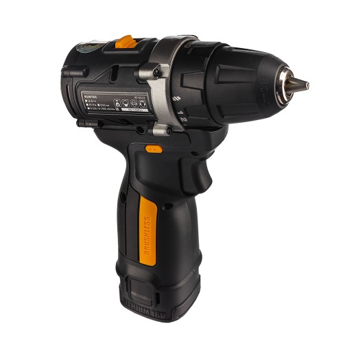 Аккумуляторная дрель-шуруповерт RUNTEC PRO RT-ID122, 18 В, 45 Нм, 2 А·ч детальное изображение - 3