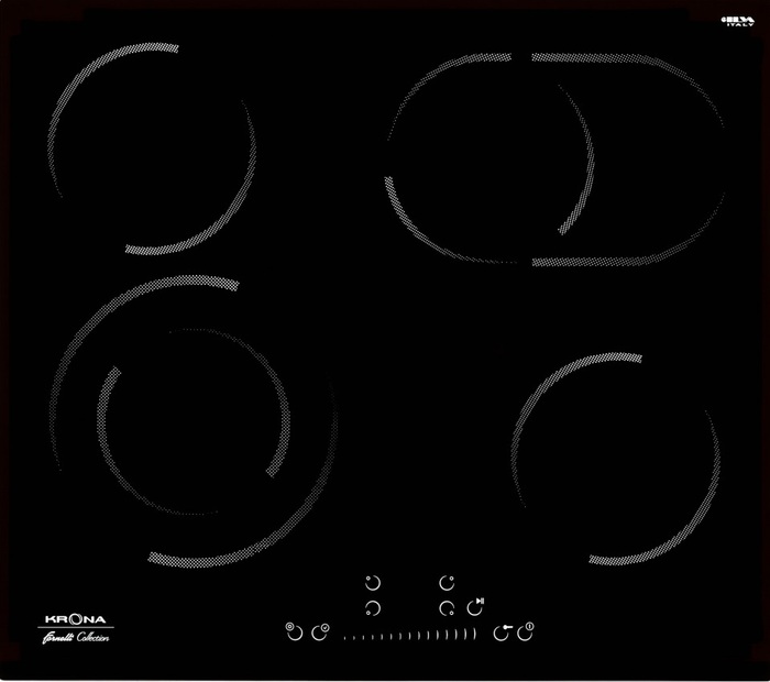 Варочная поверхность Krona LEGGIERO 60 BL, Черный №1