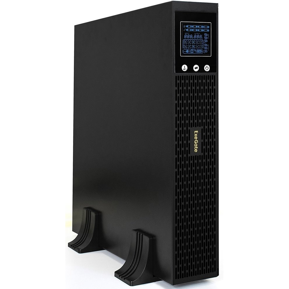 ИБП ExeGate Power Back UHB-2000.LCD.AVR.1SH.4C13.RJ.USB.2U детальное изображение - 1