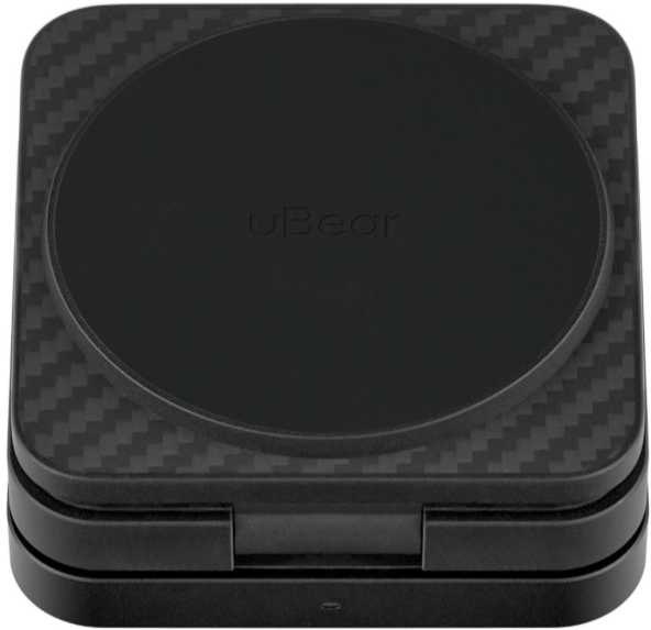 Беспроводное зарядное устройство uBear Balance Supreme 3в1 Kevlar edition (WL17BL31-AW), Черный детальное изображение - 3