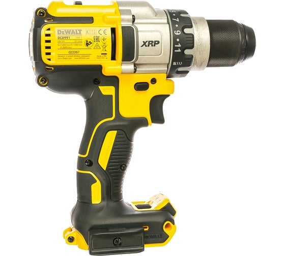 Аккумуляторная дрель-шуруповерт DeWALT DCD991NT-XJ, без АКБ и ЗУ, 18 В, 95 Нм детальное изображение - 2