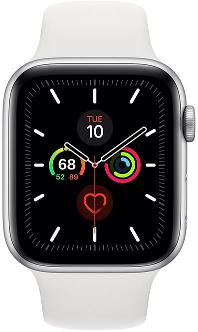Умные часы Apple Watch Series 4 Aluminum, 40 мм, GPS + Cellular, Серебристый детальное изображение - 2