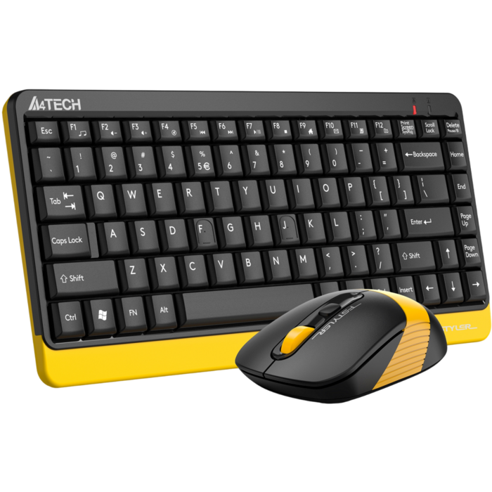 Клавиатура + мышь A4Tech Fstyler FG1110, Желтый №2