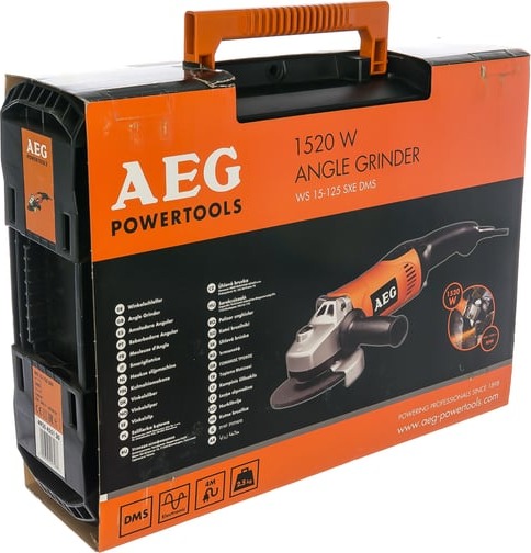 Угловая шлифмашина AEG WS15-125SXE DMS 4935455130, 125 мм, 2600-11000 об/мин, 1520 Вт детальное изображение - 7