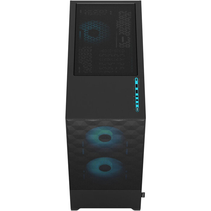Корпус Fractal Design Pop Air RGB Cyan TG Clear Tint, Голубой №4
