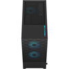 Корпус Fractal Design Pop Air RGB Cyan TG Clear Tint, Голубой вариант - 4
