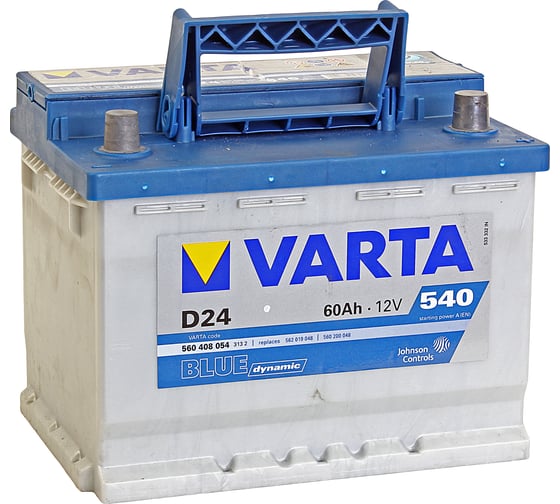 Аккумулятор Varta 6СТ60з BD, Обратная полярность, 560408054, 60 А*ч детальное изображение - 1
