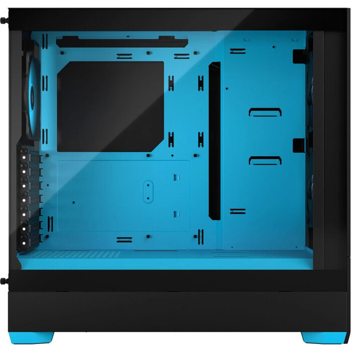 Корпус Fractal Design Pop Air RGB Cyan TG Clear Tint, Голубой №6