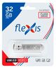 USB Flash накопитель Flexis RB-108 32 ГБ, серебряный вариант - 1