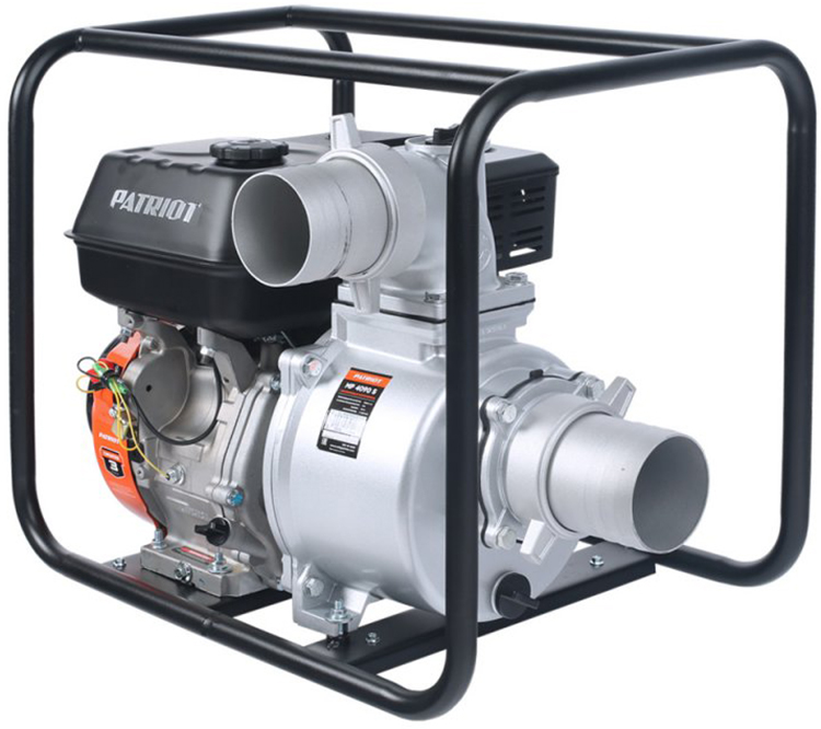 Мотопомпа Patriot MP 4090 S 335101640, 1500 л/мин, 100 мм, напор 30 м, d=100 мм, 6620 Вт, Оранжевый детальное изображение - 2