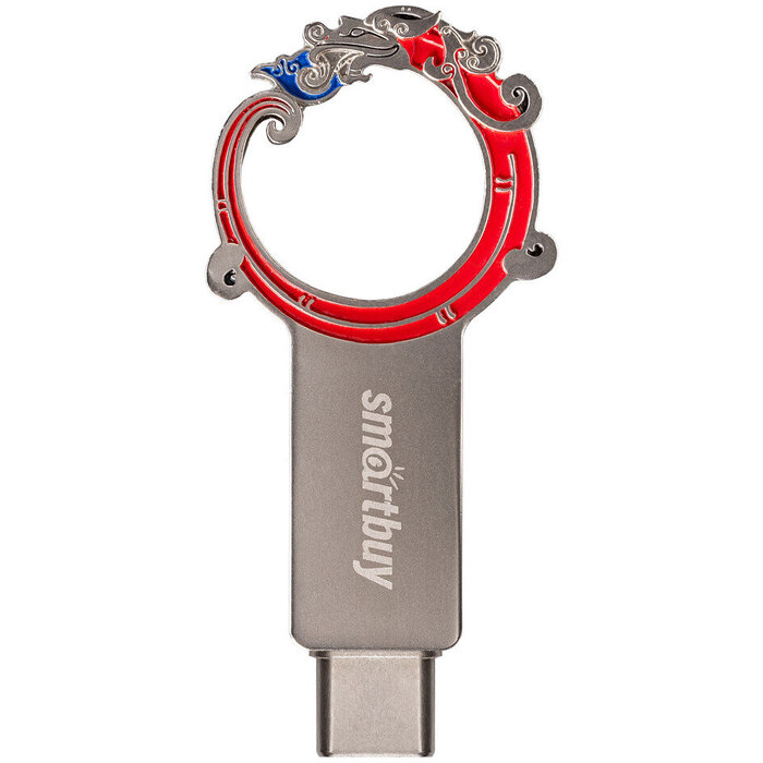 USB Flash накопитель SmartBuy Metal Snake (SB64 ГБ3MSN) 64 ГБ, красный №4