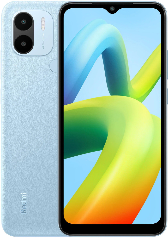 Смартфон Xiaomi Redmi A2 Plus 64 ГБ, Светло-голубой, Dual nano SIM №1
